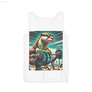 Funny Gym Otter Unisex Tank Top for Summer Workouts - Estalios
